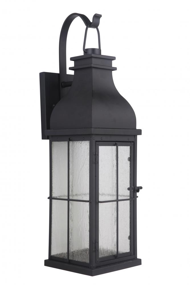 Vincent 1 Light Small LED Outdoor Wall Lantern in Midnight
