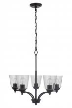 Craftmade 50225-FB - Tyler 5 Light Chandelier in Flat Black