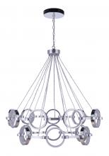 Craftmade 59315-CH-LED - Context 15 Light LED Chandelier in Chrome