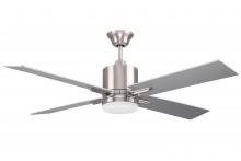 Craftmade TEA52BNK4 - 52" Teana in Brushed Polished Nickel w/ Brushed Nickel/Walnut Blades