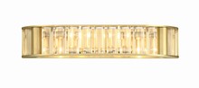Crystorama FAR-6005-AG - Libby Langdon Farris 4 Light Aged Brass Bathroom Vanity