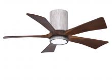 Matthews Fan Company IR5HLK-BW-WA-42 - IR5HLK five-blade flush mount paddle fan in Barn Wood finish with 42” solid walnut tone blades a