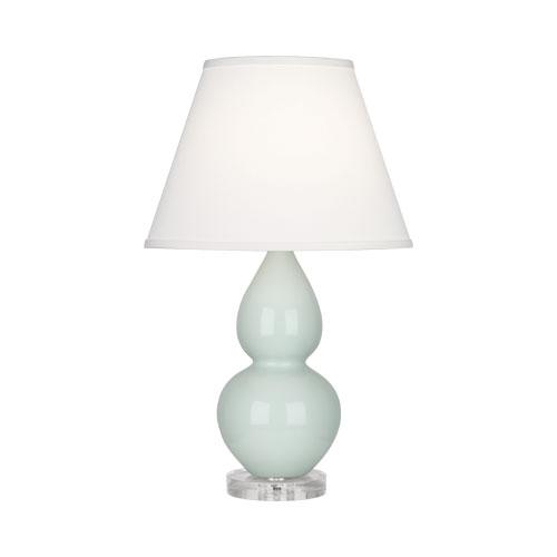 Celadon Small Double Gourd Accent Lamp