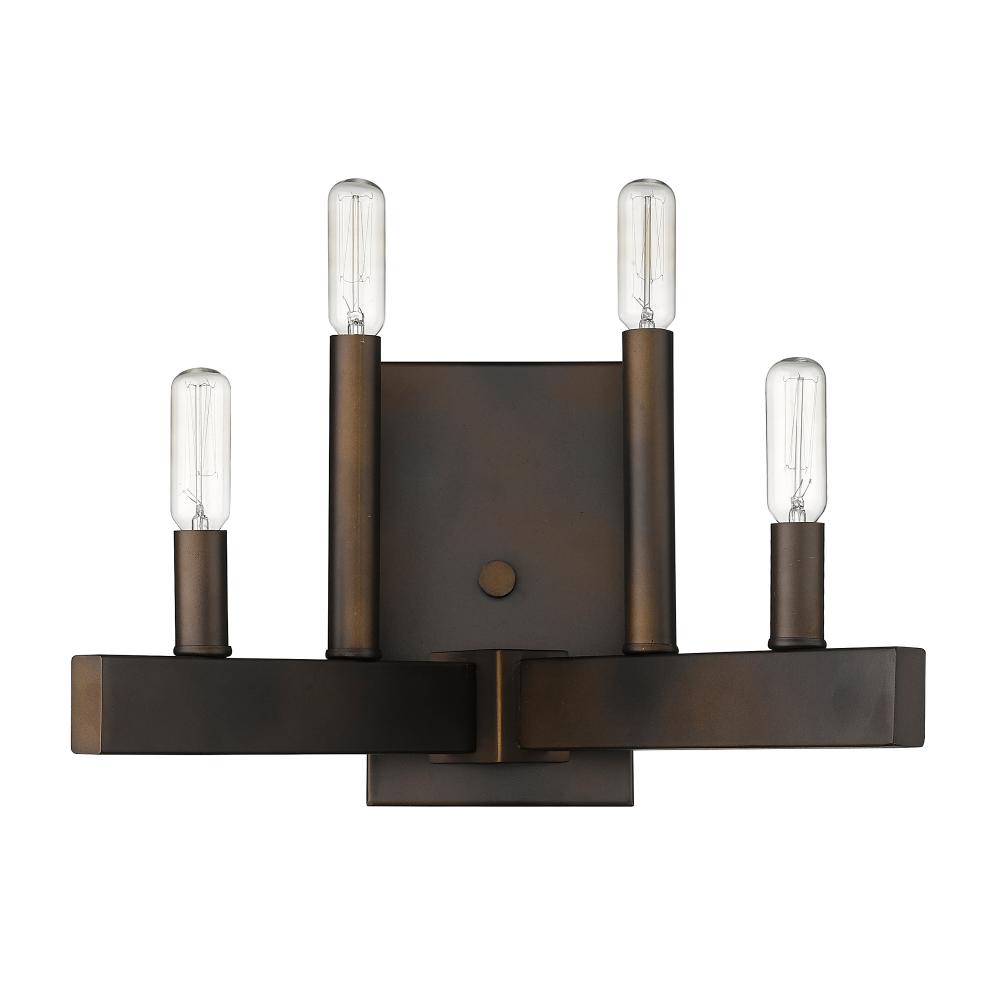 Fallon 4-Light Oil-Rubbed Bronze Sconce