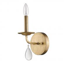Acclaim Lighting IN41026AG - Krista Indoor 1-Light Sconce w/Crystal Pendant in Antique Gold