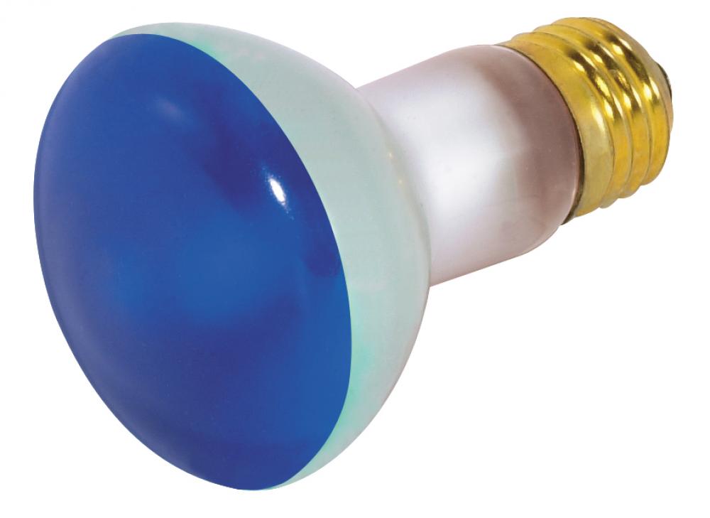 50 Watt R20 Incandescent; Blue; 2000 Average rated hours; Medium base; 130 Volt