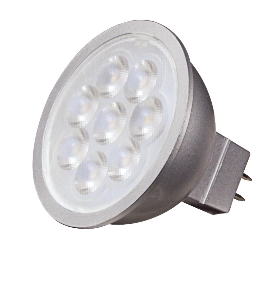 6.5 Watt; LED MR16; 3000K; 40 deg. Beam Angle; GU5.3 base; 12 Volt AC/DC; Carded