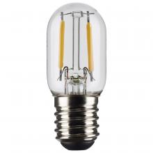 Satco Products Inc. S21342 - 3 Watt T6.5 LED; Clear; Intermediate base; 90 CRI; 2700K