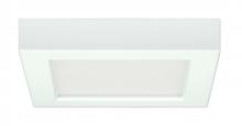 Satco Products Inc. S29324 - Blink - 10.5W- 5.5" Surface Mount LED - 2700K- Square Shape - White Finish - 120V