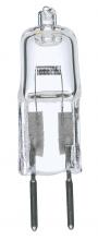 Satco Products Inc. S3120 - 20 Watt; Halogen; T3; Clear; 2000 Average rated hours; 300 Lumens; Bi Pin G4 base; 12 Volt