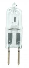Satco Products Inc. S4197 - 20 Watt; Halogen; T3; Clear; 2000 Average rated hours; 300 Lumens; Bi Pin GY6.35 base; 12 Volt