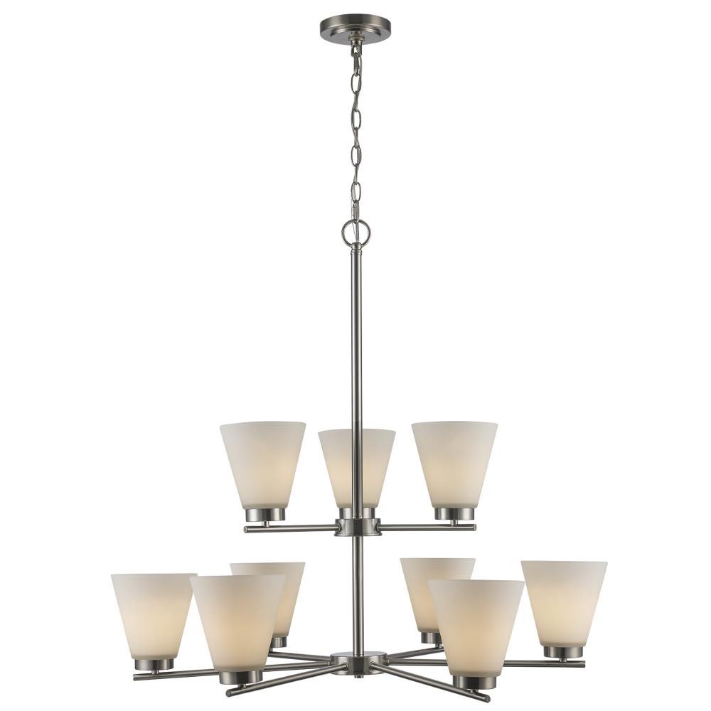 Fifer Chandeliers Brushed Nickel