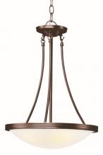 Trans Globe 6211 ROB - 3LT PENDANT-MED-BANDED RIM-MRB