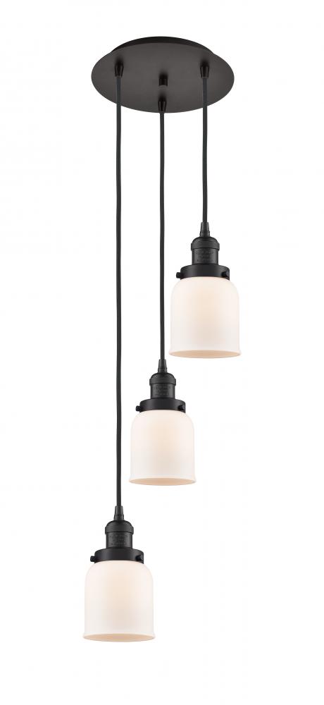 Cone - 3 Light - 12 inch - Oil Rubbed Bronze - Cord hung - Multi Pendant