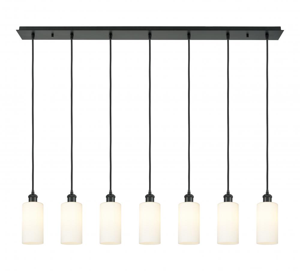 Crown Point - 7 Light - 49 inch - Matte Black - Linear Pendant