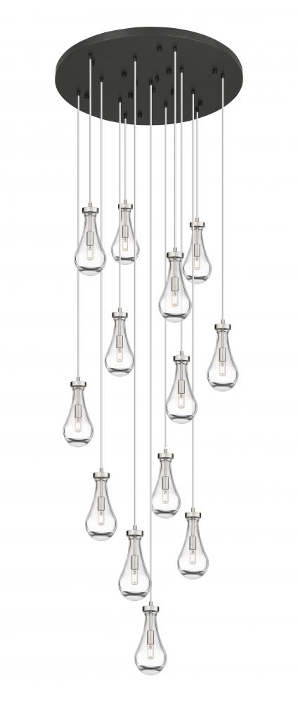 Owego - 13 Light - 32 inch - Brushed Satin Nickel - Multi Pendant