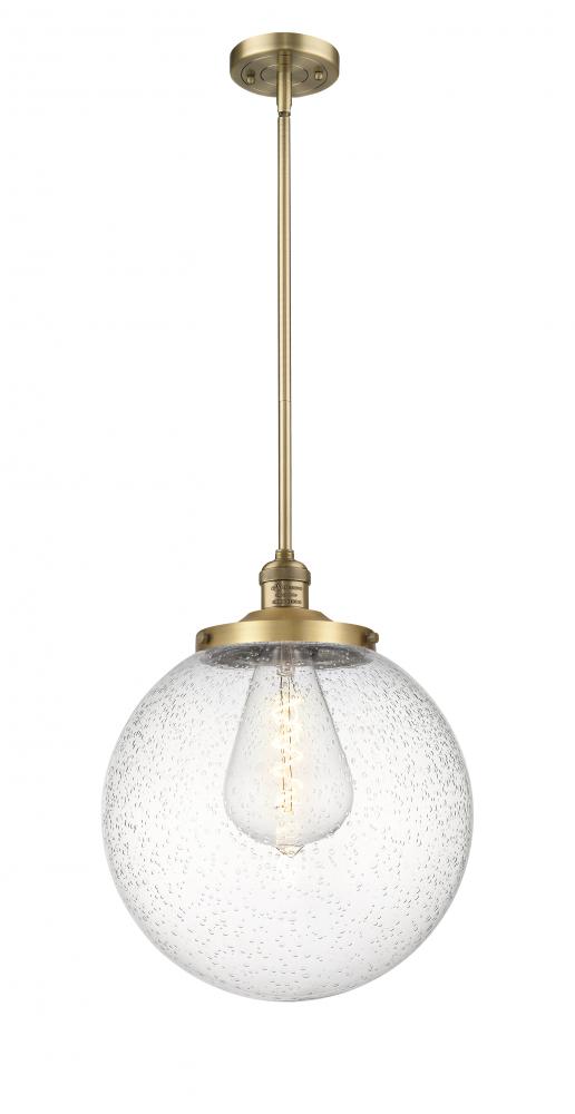 Beacon - 1 Light - 14 inch - Brushed Brass - Stem Hung - Pendant