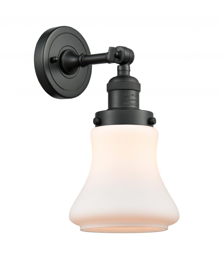 Bellmont - 1 Light - 7 inch - Matte Black - Sconce