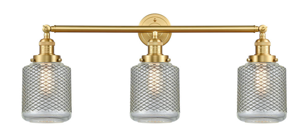 Stanton - 3 Light - 32 inch - Satin Gold - Bath Vanity Light