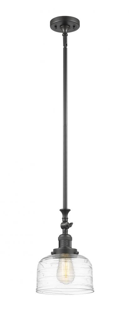 Bell - 1 Light - 8 inch - Oil Rubbed Bronze - Stem Hung - Mini Pendant