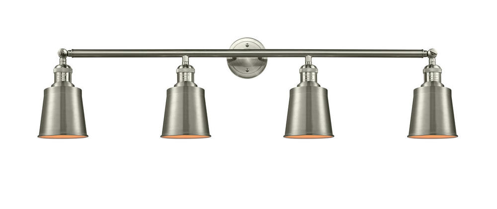 Addison - 4 Light - 42 inch - Brushed Satin Nickel - Bath Vanity Light