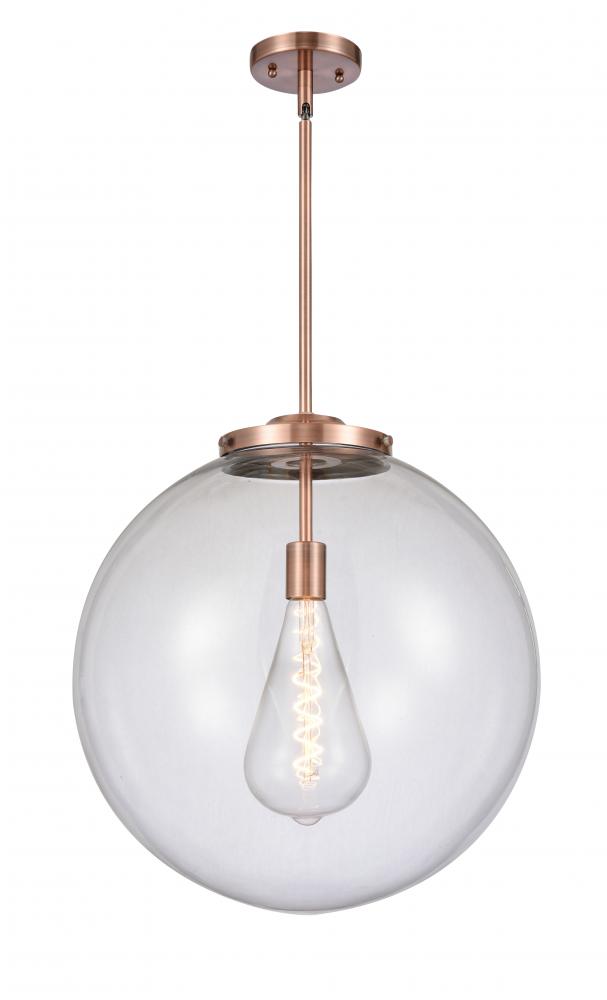 Beacon - 1 Light - 18 inch - Antique Copper - Cord hung - Pendant