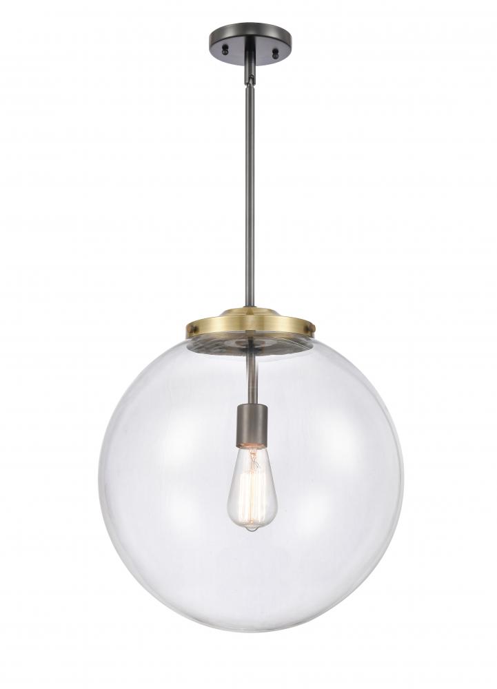 Beacon - 1 Light - 16 inch - Black Antique Brass - Cord hung - Pendant