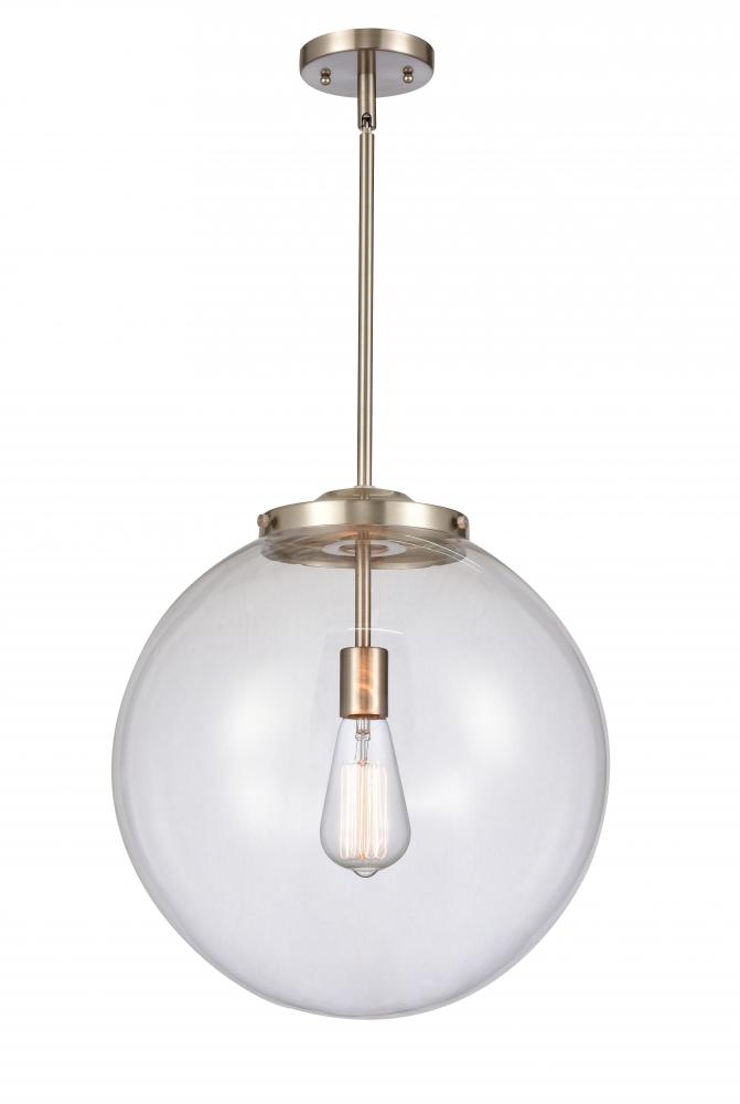 Beacon - 1 Light - 16 inch - Brushed Satin Nickel - Stem Hung - Pendant