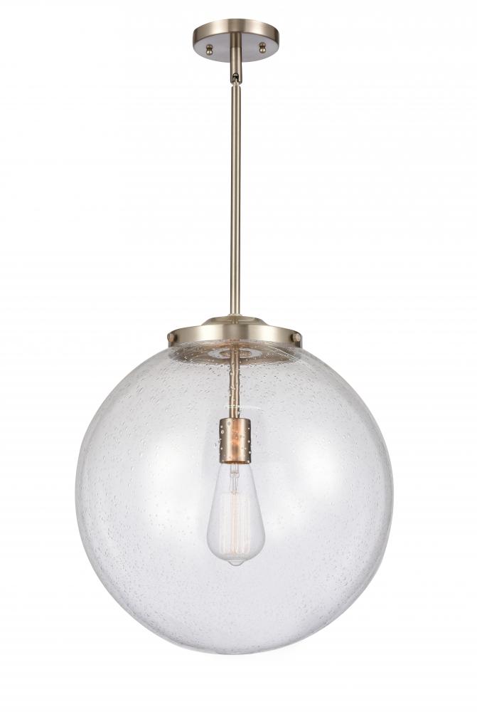 Beacon - 1 Light - 16 inch - Brushed Satin Nickel - Stem Hung - Pendant