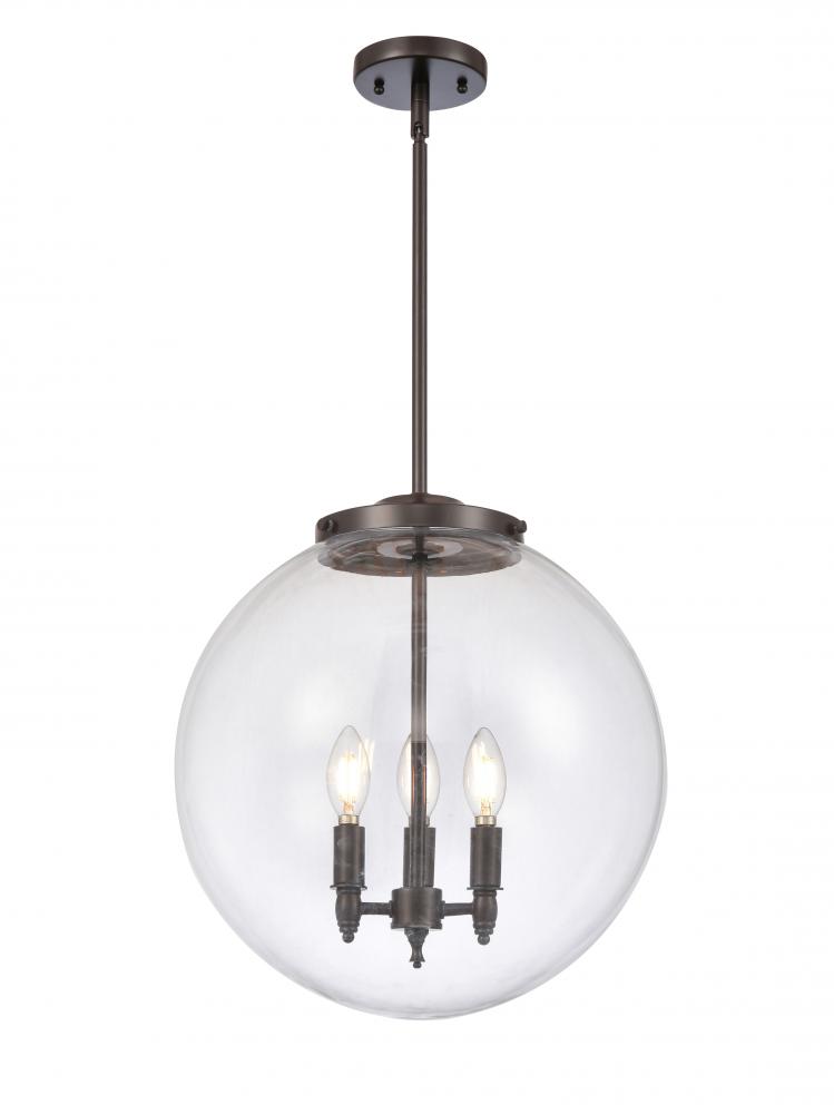 Beacon - 3 Light - 16 inch - Oil Rubbed Bronze - Cord hung - Pendant