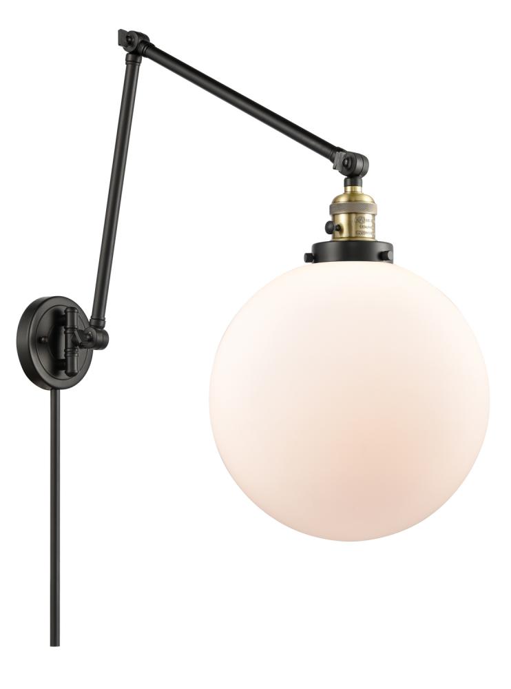 Beacon - 1 Light - 12 inch - Black Antique Brass - Swing Arm