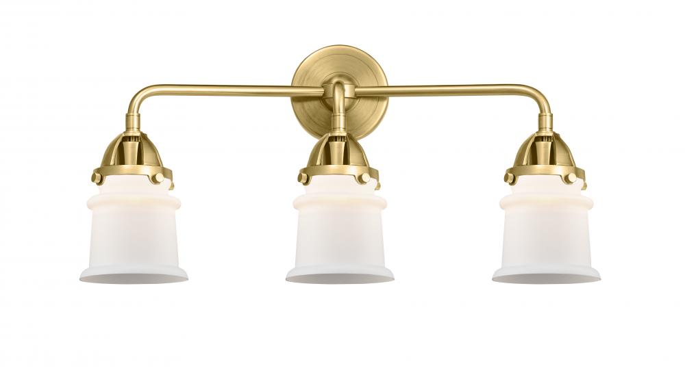 Canton - 3 Light - 23 inch - Satin Gold - Bath Vanity Light