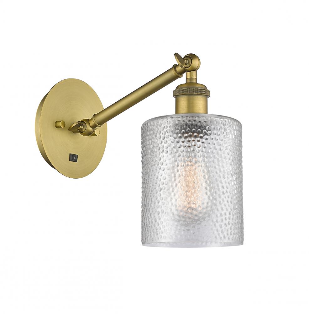 Cobbleskill - 1 Light - 5 inch - Brushed Brass - Sconce