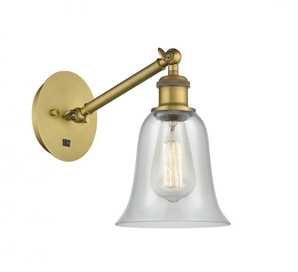 Hanover - 1 Light - 6 inch - Brushed Brass - Sconce