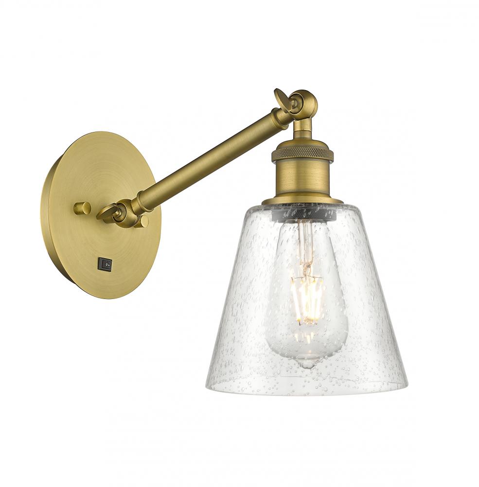 Caton - 1 Light - 5 inch - Brushed Brass - Sconce