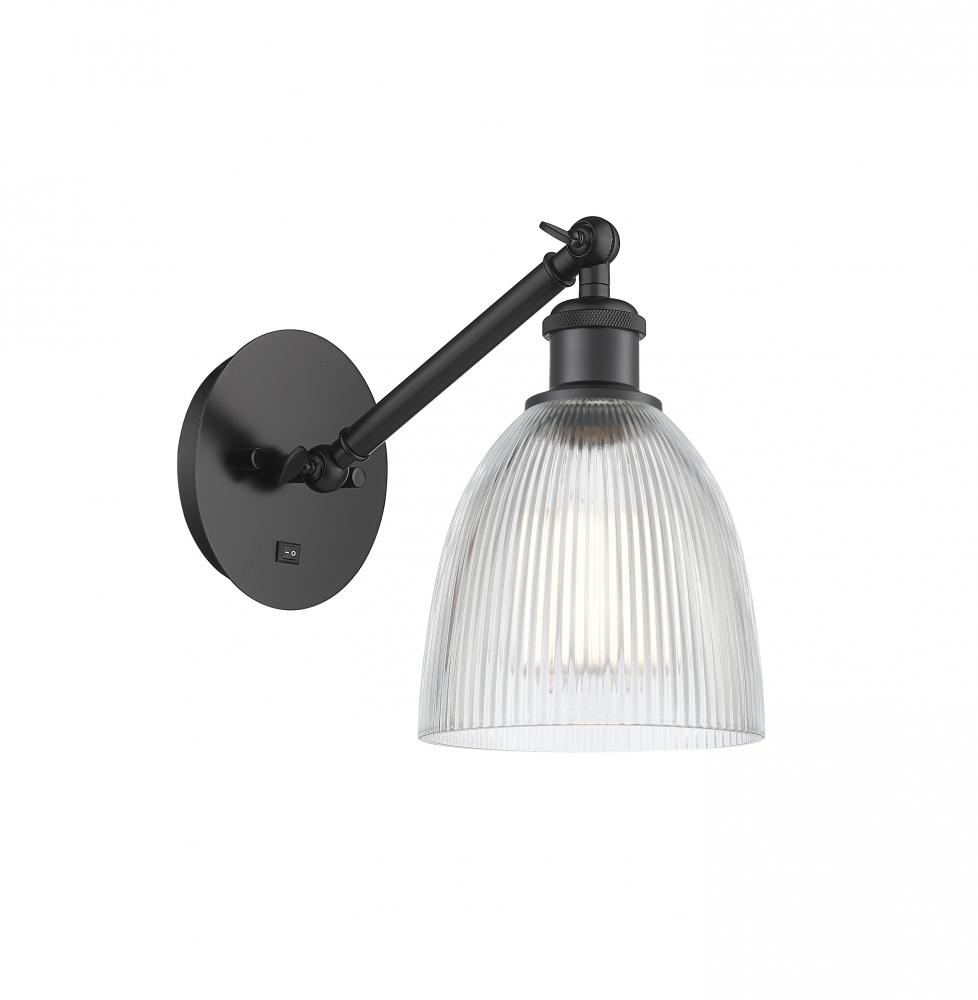 Castile - 1 Light - 6 inch - Matte Black - Sconce