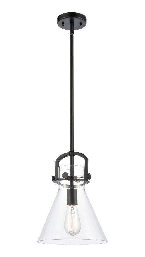 Newton Cone - 1 Light - 10 inch - Polished Nickel - Mini Pendant