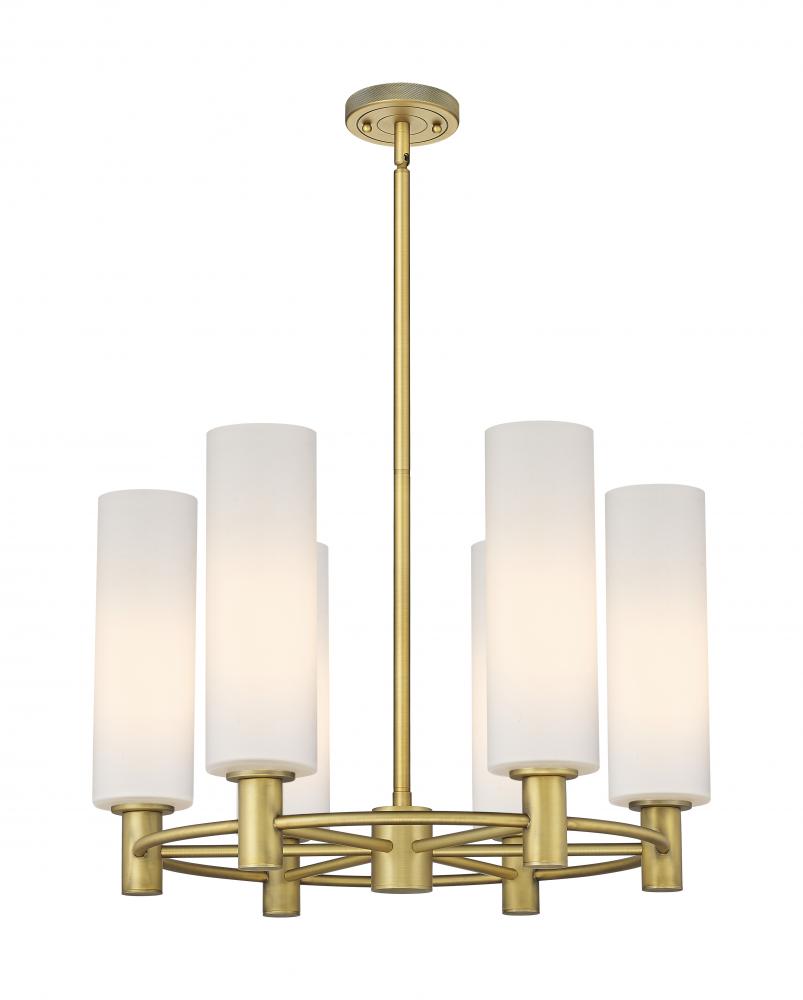 Crown Point - 6 Light - 24 inch - Brushed Brass - Chandelier