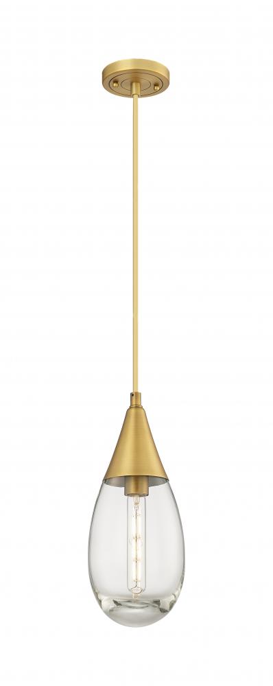 Malone - 1 Light - 6 inch - Brushed Brass - Pendant