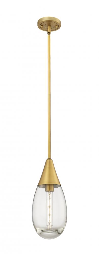 Malone - 1 Light - 6 inch - Brushed Brass - Pendant