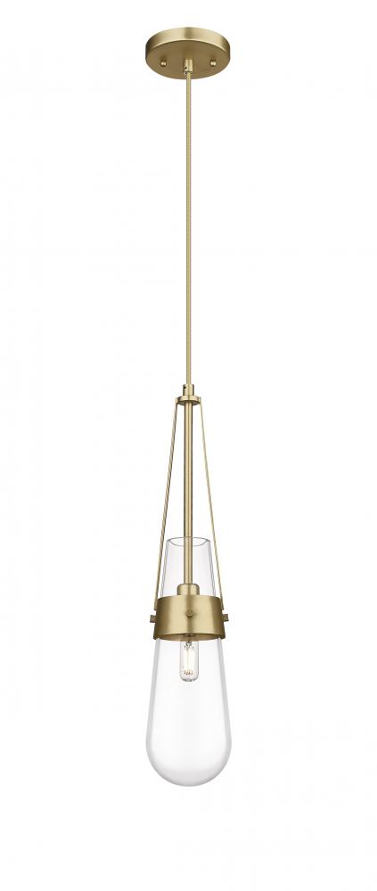 Milan - 1 Light - 4 inch - Brushed Brass - Pendant