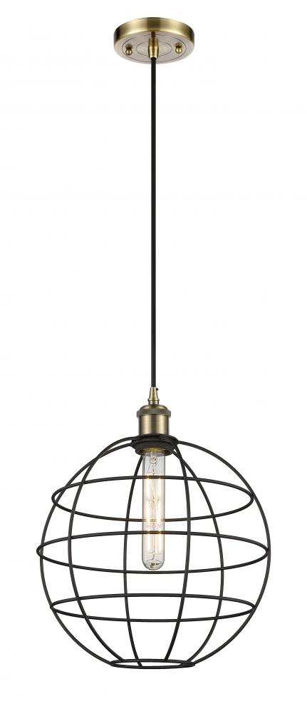 Lake Placid - 1 Light - 12 inch - Antique Brass - Multi Pendant