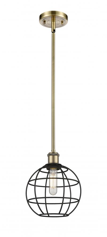 Lake Placid - 1 Light - 8 inch - Antique Brass - Multi Pendant