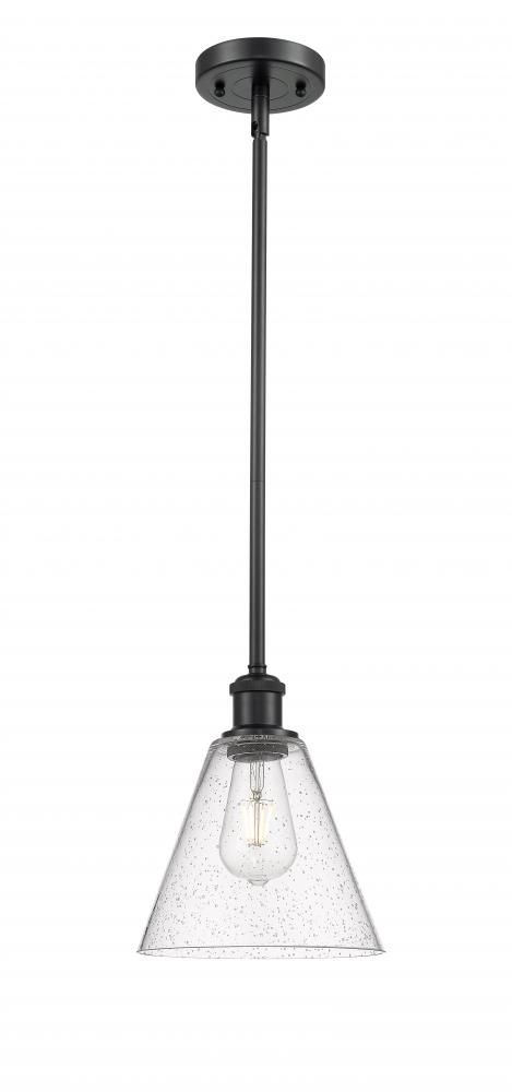 Berkshire - 1 Light - 8 inch - Matte Black - Mini Pendant