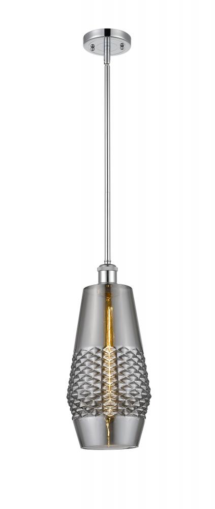 Windham - 1 Light - 7 inch - Polished Chrome - Mini Pendant