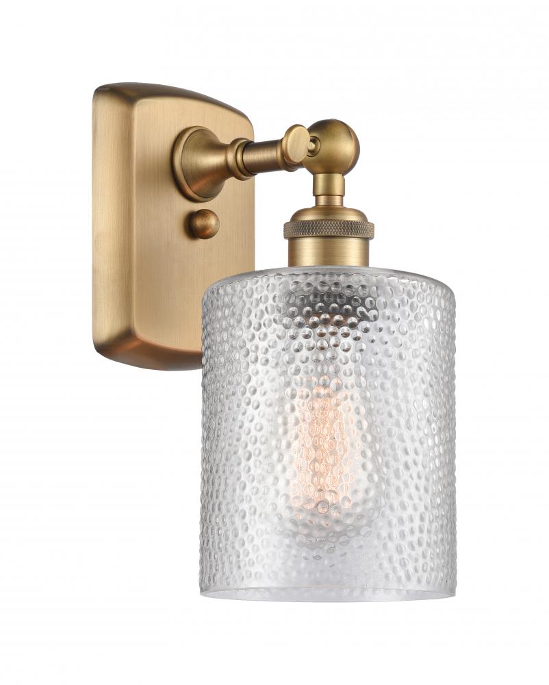 Cobbleskill - 1 Light - 5 inch - Brushed Brass - Sconce