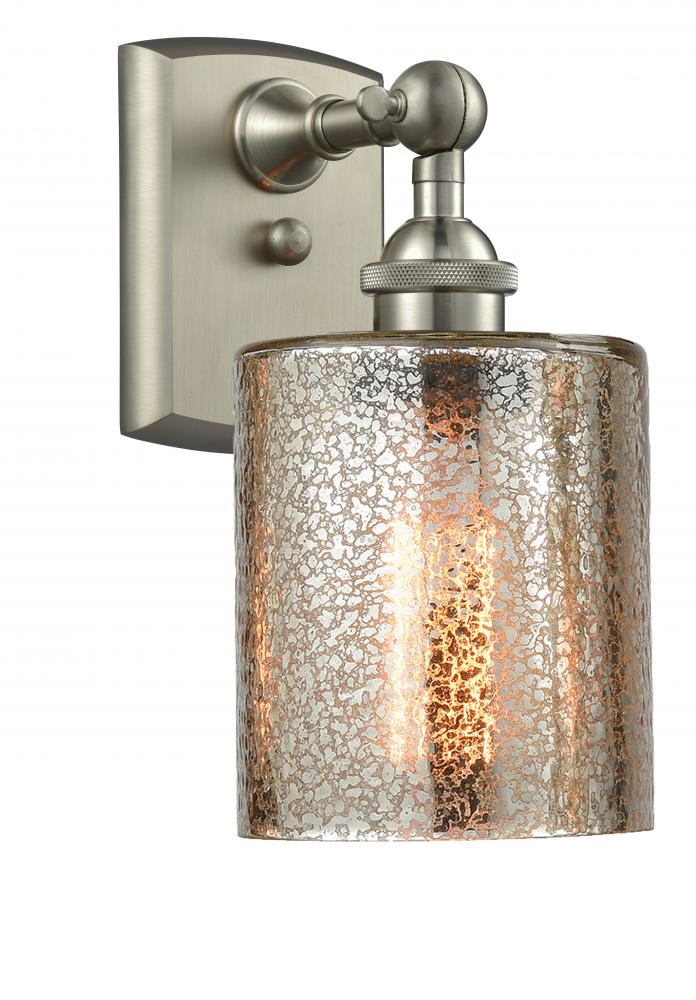 Cobbleskill - 1 Light - 5 inch - Brushed Satin Nickel - Sconce