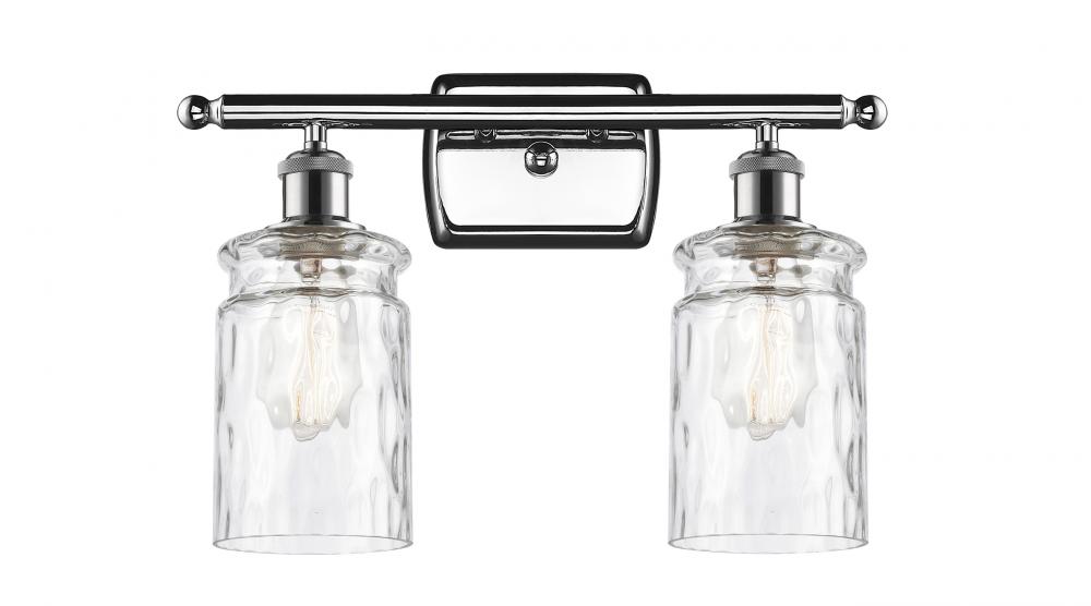 Candor - 2 Light - 15 inch - Polished Chrome - Bath Vanity Light