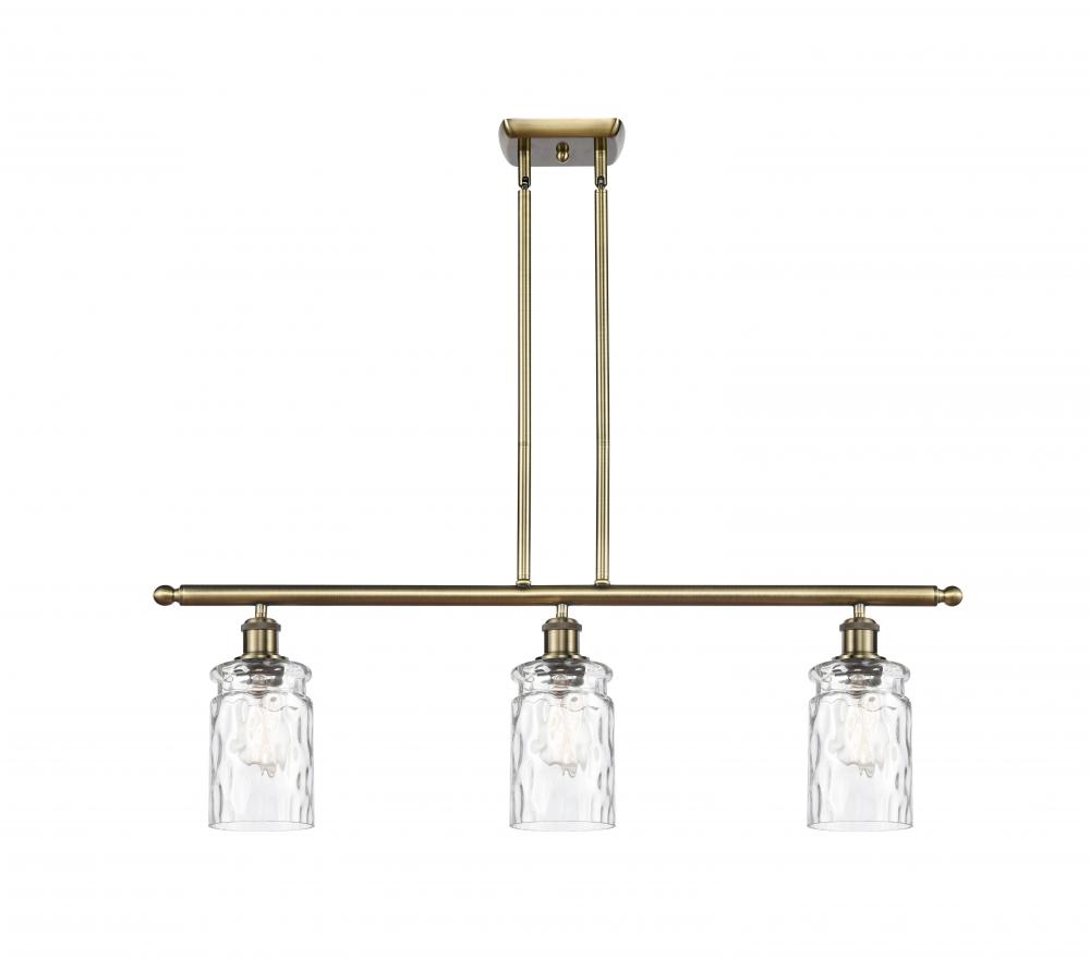 Candor - 3 Light - 36 inch - Antique Brass - Cord hung - Island Light