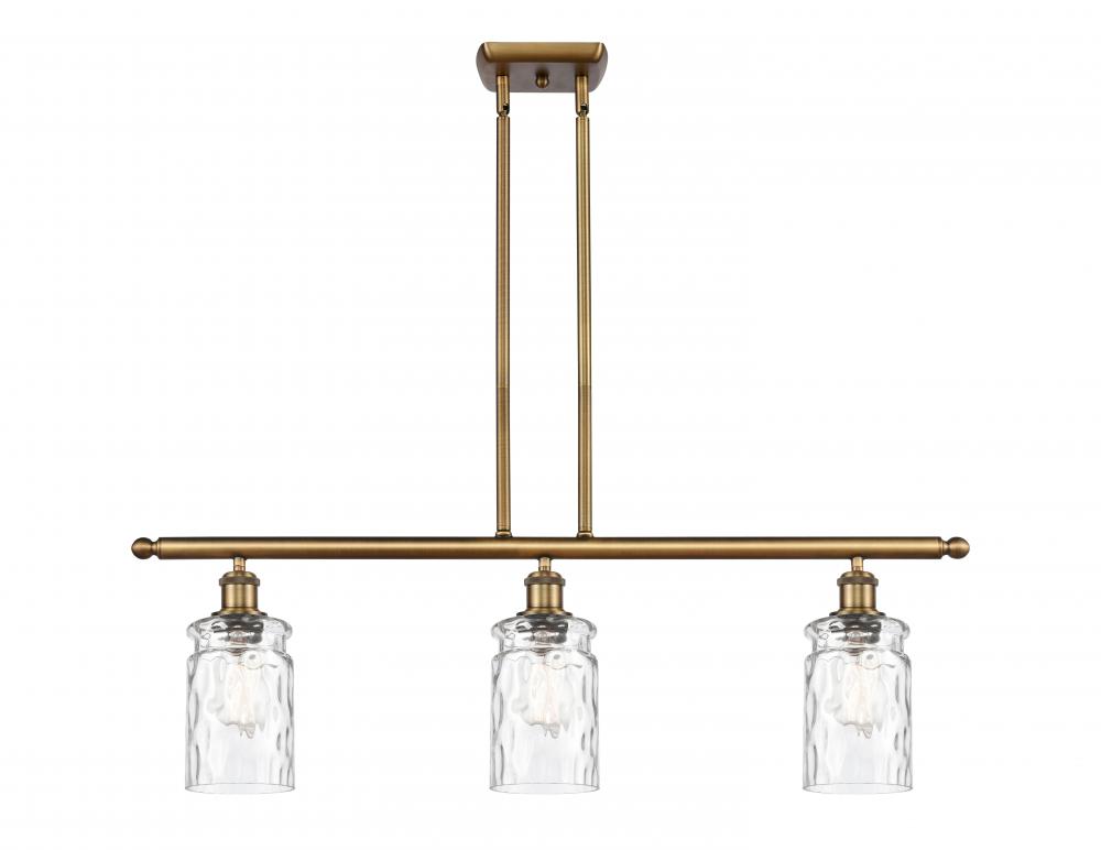 Candor - 3 Light - 36 inch - Brushed Brass - Cord hung - Island Light